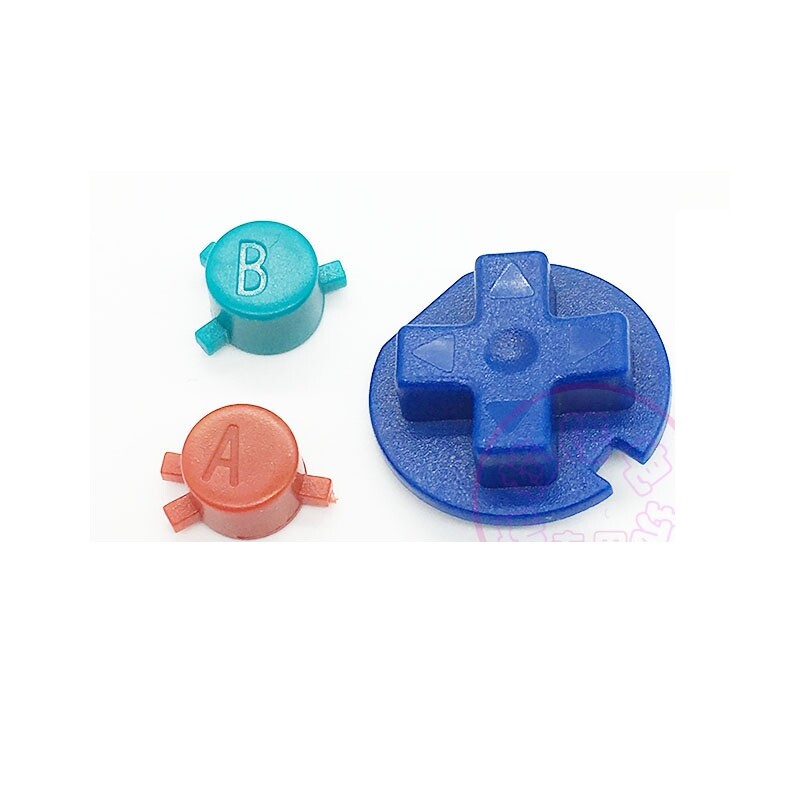 50 Pieces Mix Color GBC Buttons A B D-pad for Nintendo Game Boy Color