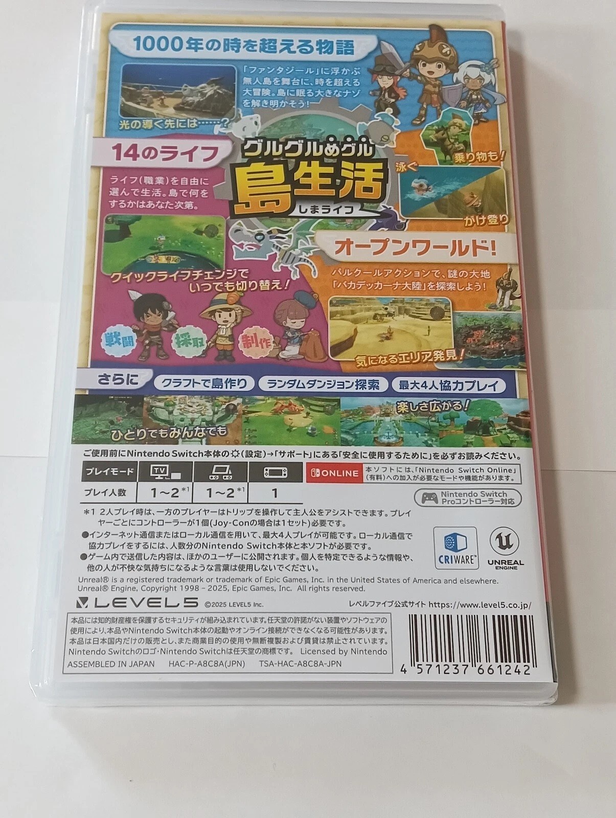 FANTASY LIFE i: The Girl Who Steals Time Nintendo Switch Game NEW (USA Seller)