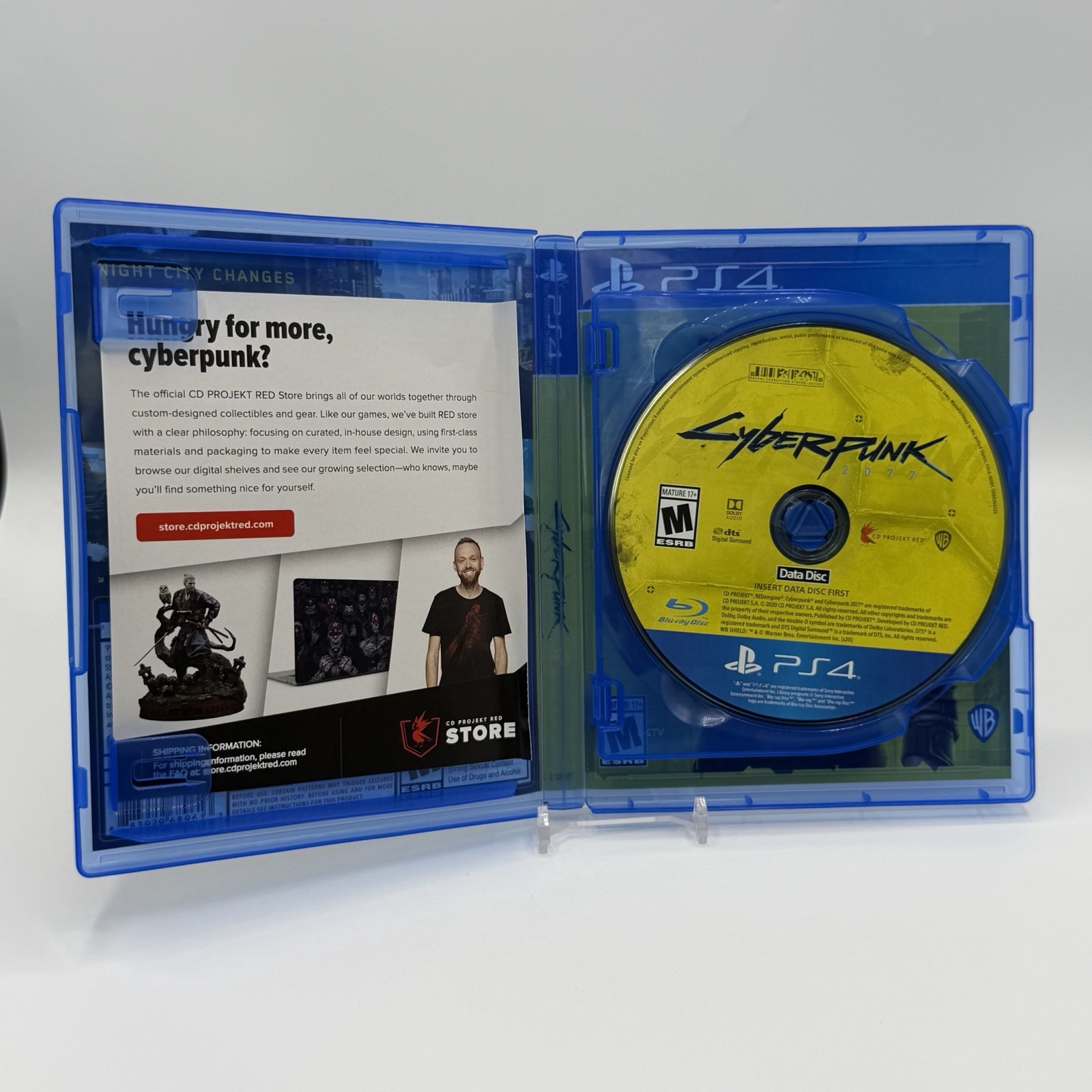 Cyberpunk 2077 – Sony PlayStation 4 (PS5 Upgrade Available) Clean Disk