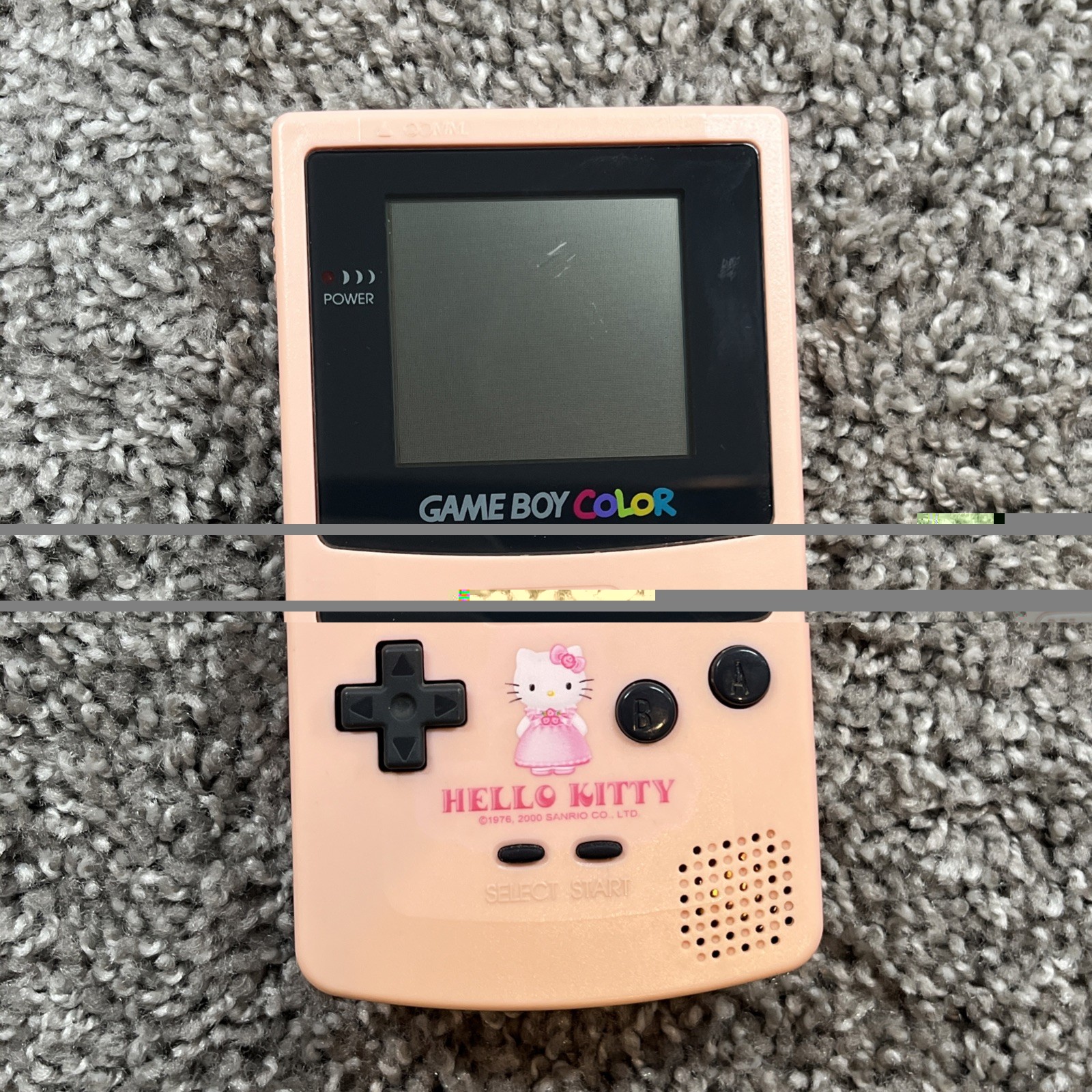 Nintendo Game Boy Color Hello Kitty Special Box 2 CGB-001 7011 with Box and Game