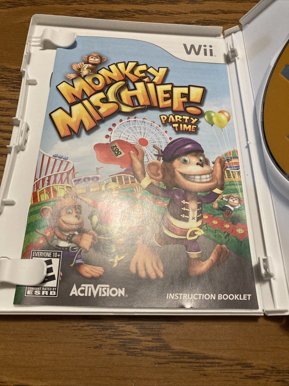 Monkey Mischief: Party Time – Nintendo Wii – Complete