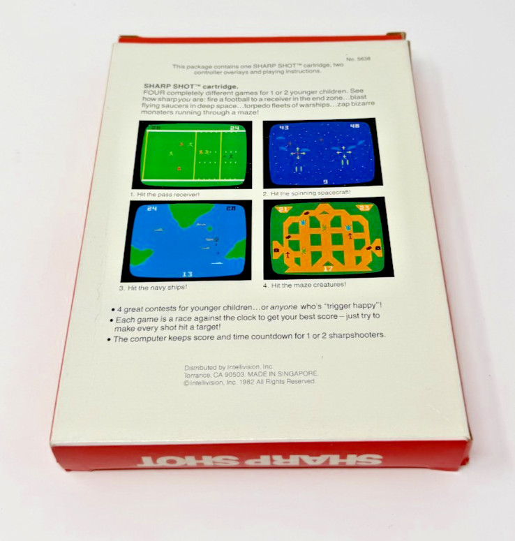 Sharp Shot (Intellivision, 1982) CIB Complete