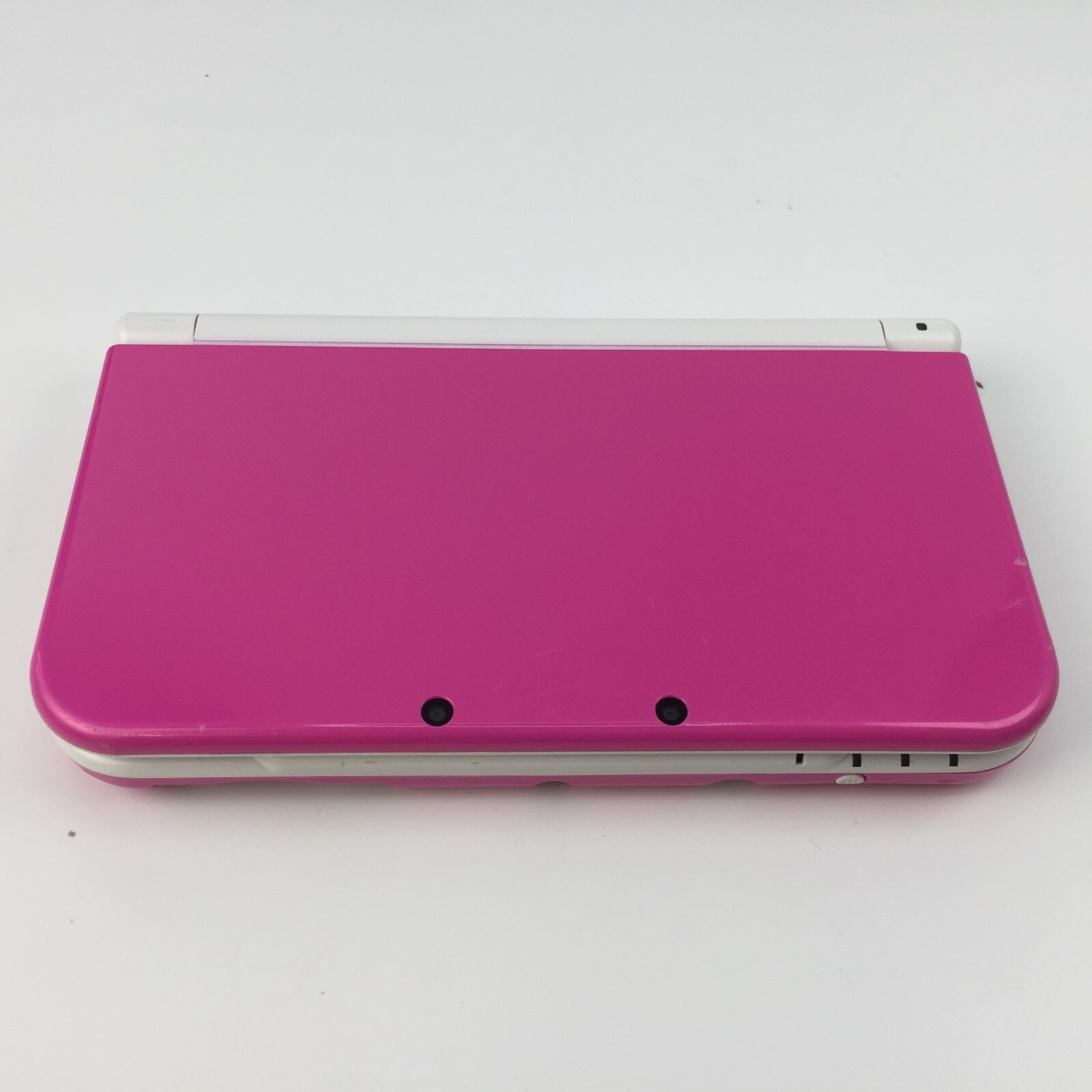 【Very Good】Nintendo New 3DS LL Pink x White Console ONLY Japanese Edition #dj06