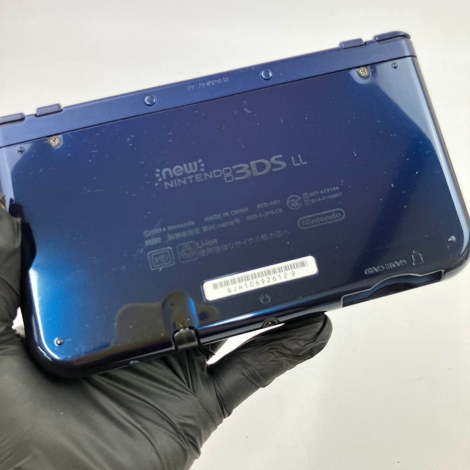 TOP IPS Nintendo new 3DS LL XL Metallic Blue Console Region Locked Japanese Only