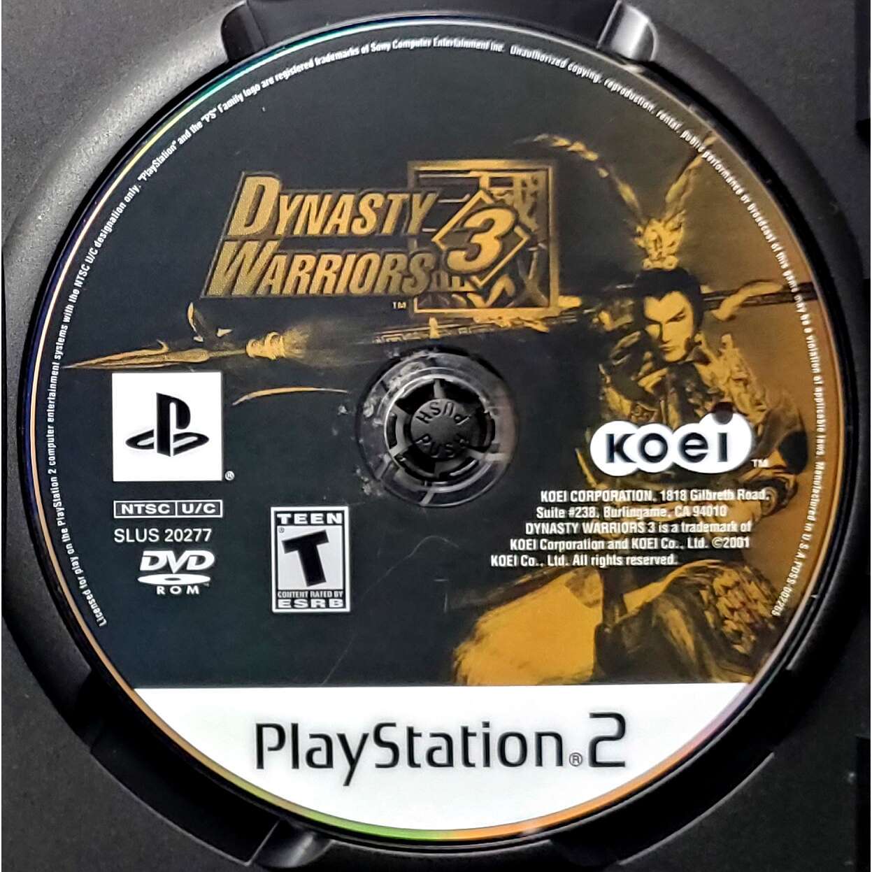 Dynasty Warriors 3 – Sony Playstation 2 Pristine Tested Authentic
