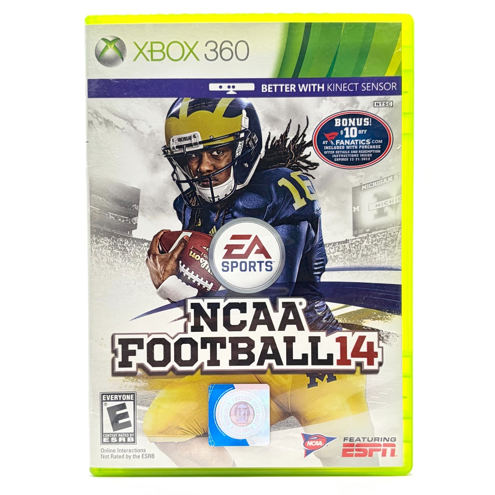 NCAA Football 14 CIB 2013 Xbox 360 Tested and Works