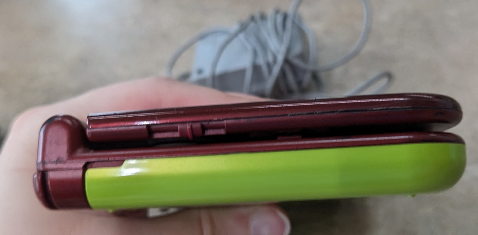 Nintendo New 3DS XL Red – Used w/ Charger – Read