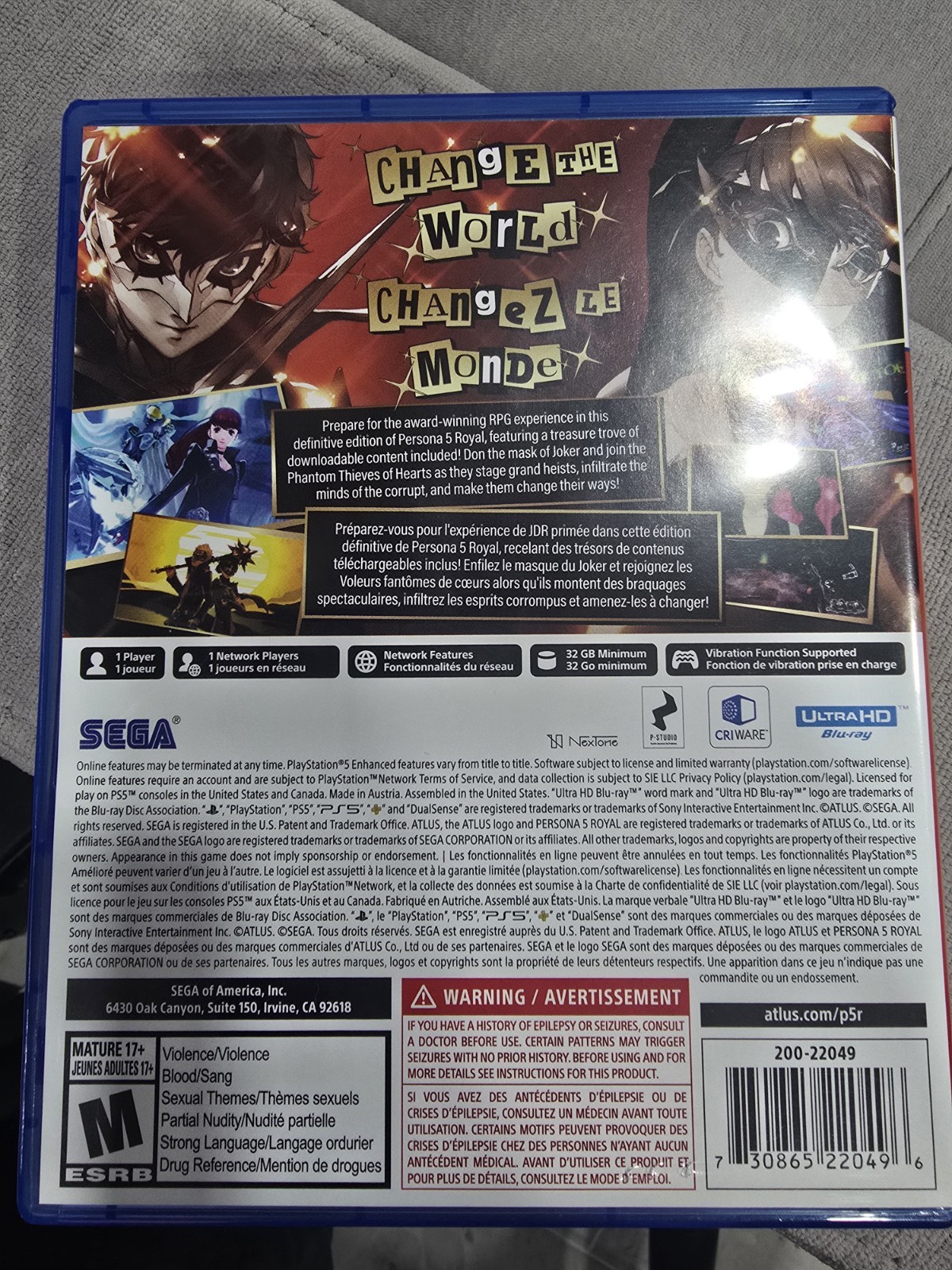 Persona 5 Royal – Playstation 5 – Used