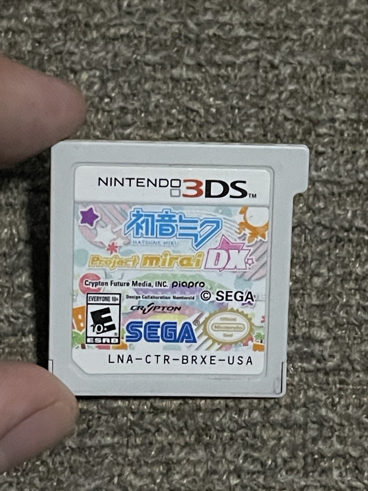 Hatsune Miku: Project Mirai DX (Nintendo 3DS, 2015) GAME Only
