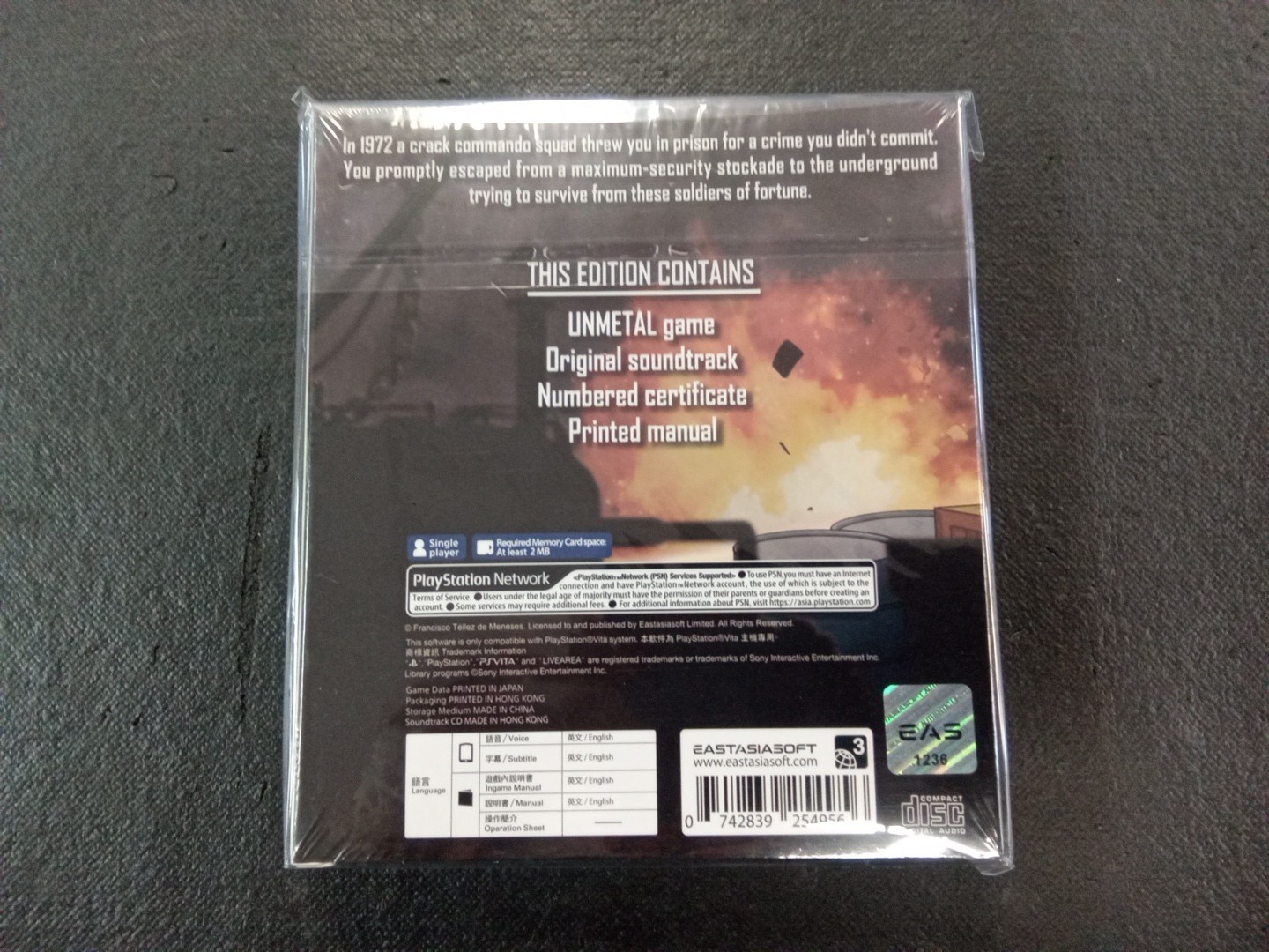 (BRAND NEW SEALED) Unmetal – PS Vita **VERY GOOD CONDITION**