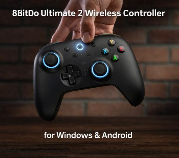8BitDo Ultimate 2 Wireless Controller Bluetooth PC Android Steam Apple1000Hz RGB