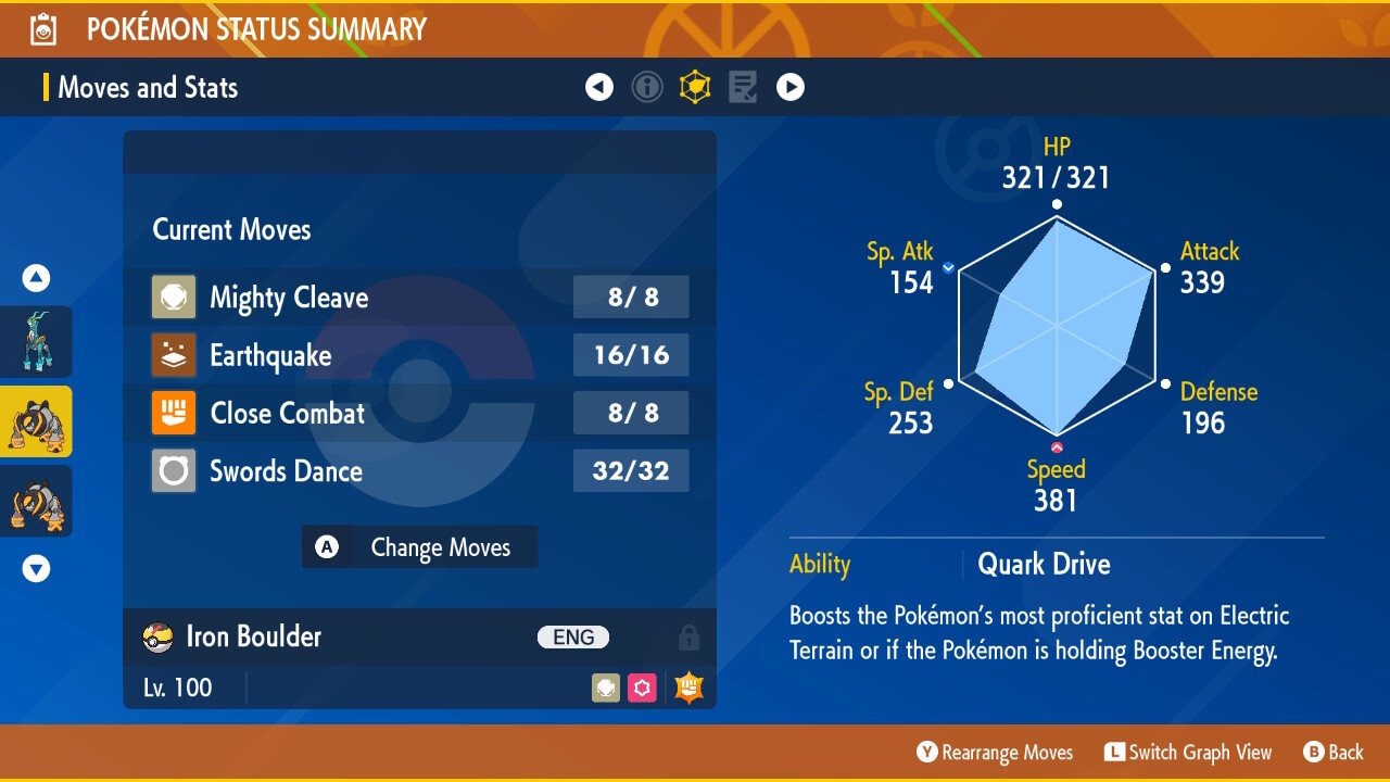 WALKING WAKE – GOUGING FIRE – RAGING BOLT – IRON LEAVES BOULDER CROWN ⚡ POKEMON