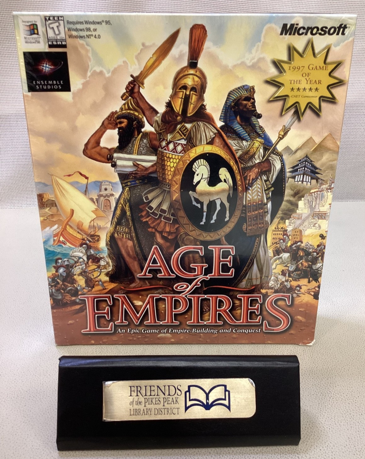1998 Microsoft AGE OF EMPIRES Windows 95 Vintage, BRAND NEW, SEALED, OOP