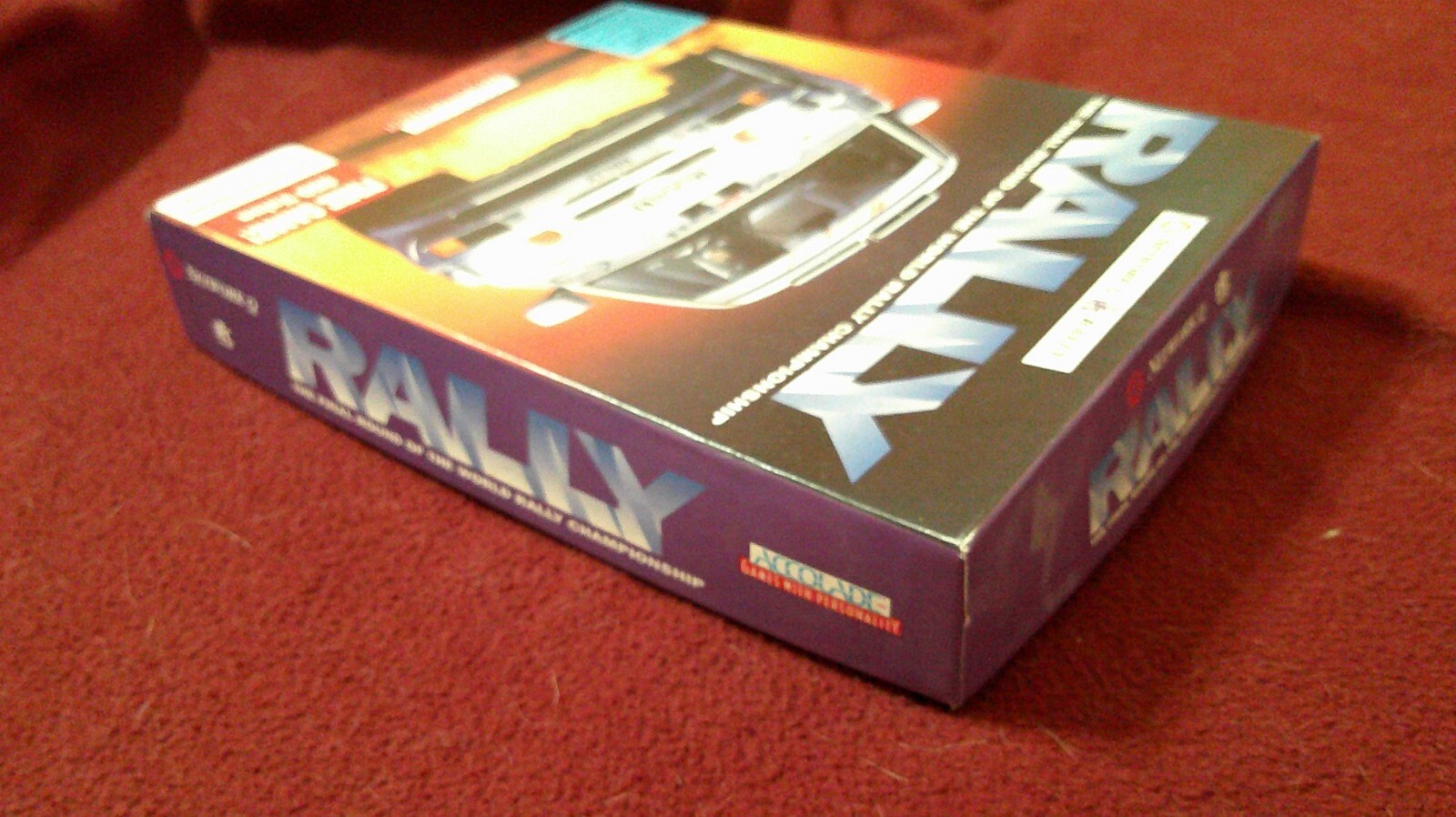 Network Q Rac Rally Accolade 1993 Big Box Edition PC DOS complete 3.5” Discs EU