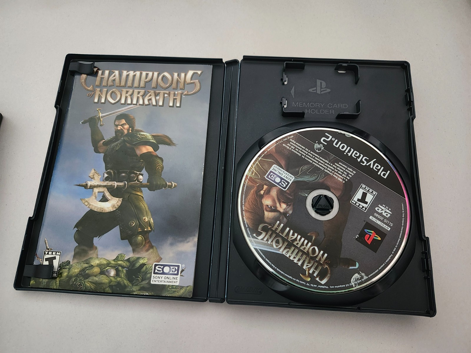 Sony Online Entertainment Champions of Norrath PS2 2003 Game and manual only