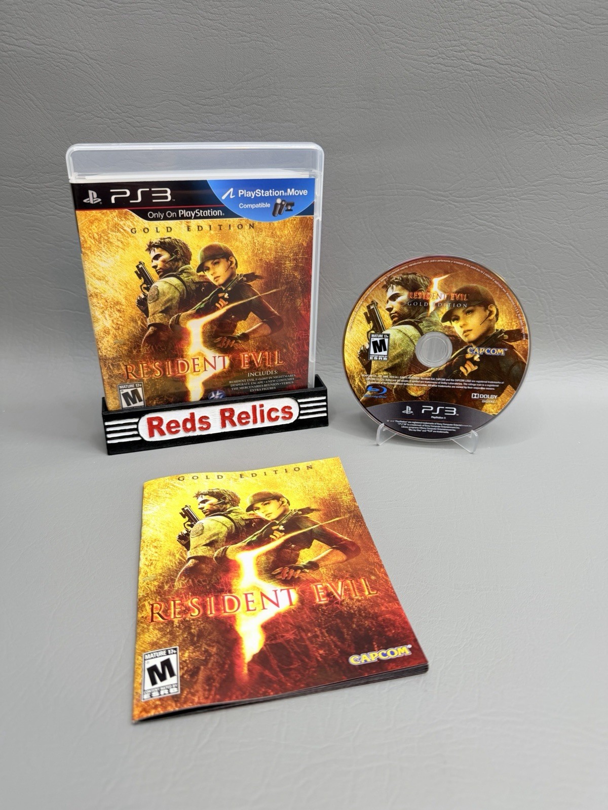 Resident Evil 5: Gold Edition (Sony PlayStation 3, 2010) CIB – Near Mint