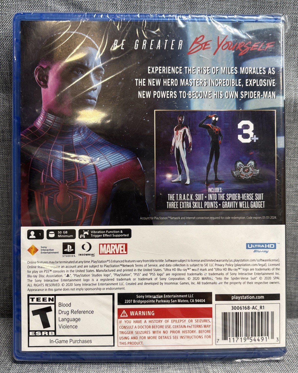 Marvel’s Spider-Man: Miles Morales Launch Edition – Sony PlayStation 5 (Sealed)