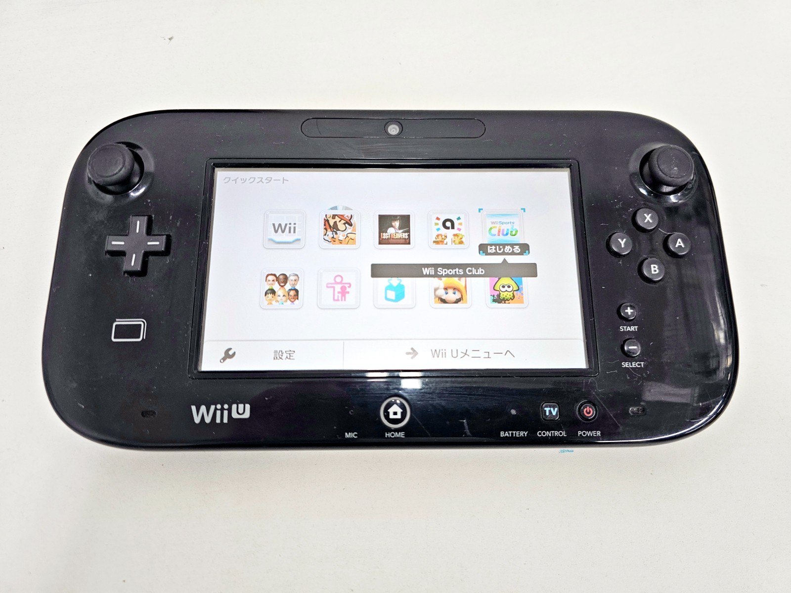 Nintendo Wii U Game Pad Black WUP-010(JPN) 401