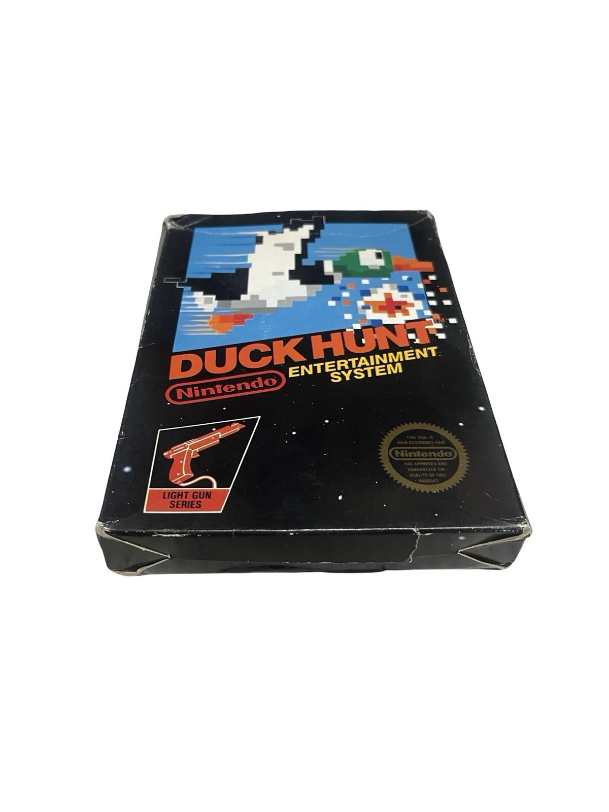 Duck Hunt Nintendo NES, 1985 5-Screw Unpunched Hangtab Complete CIB BLACK BOX