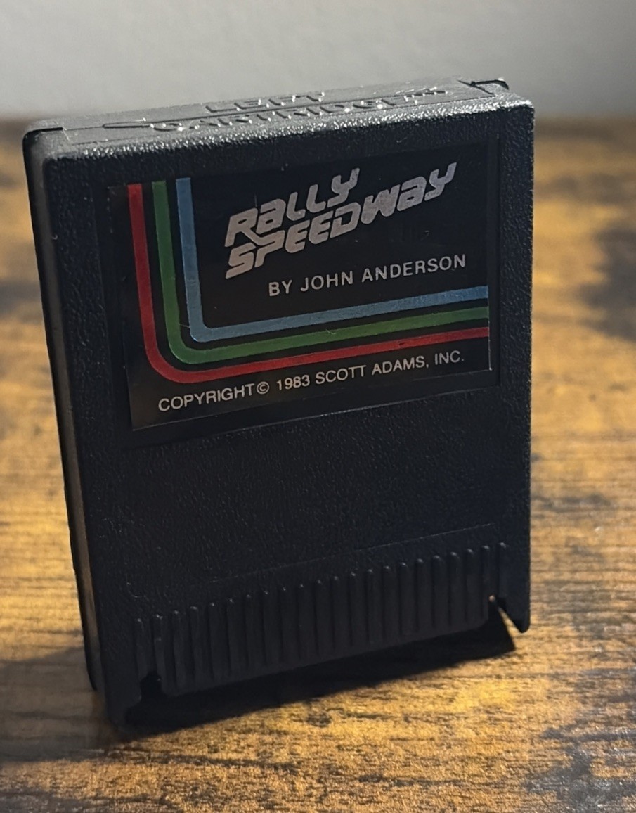 Rally Speedway (Atari 400 800) Cartridge Computer Scott Adams