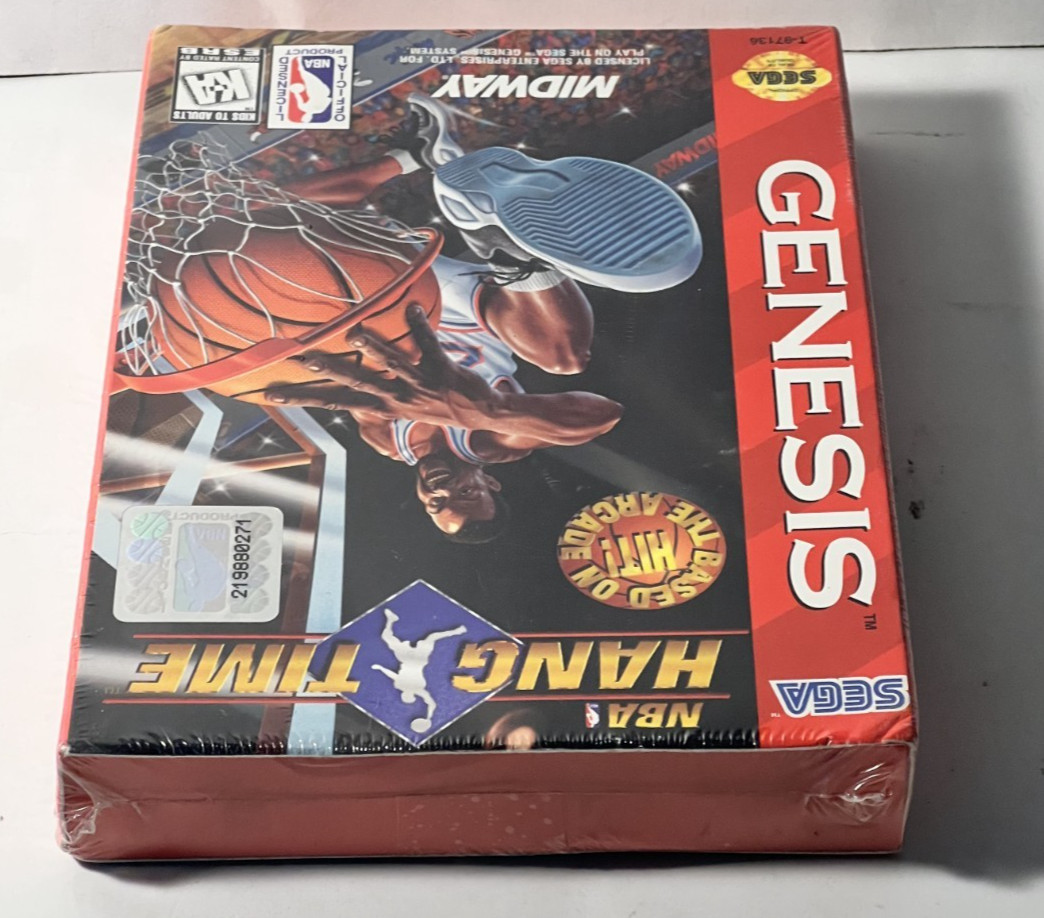 NBA HangTime (Sega Genesis, 1996) New
