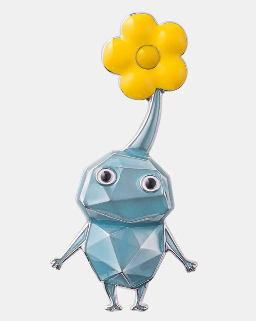 PIKMIN Pin Badge HIKARI Glow Pikmin & Ice Pikmin Set of 2 Nintendo Tokyo Limited
