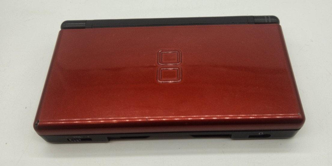 NINTENDO DS LITE USG-001 RED BLACK HANDHELD SYSTEM CONSOLE *FOR PARTS OR REPAIR*