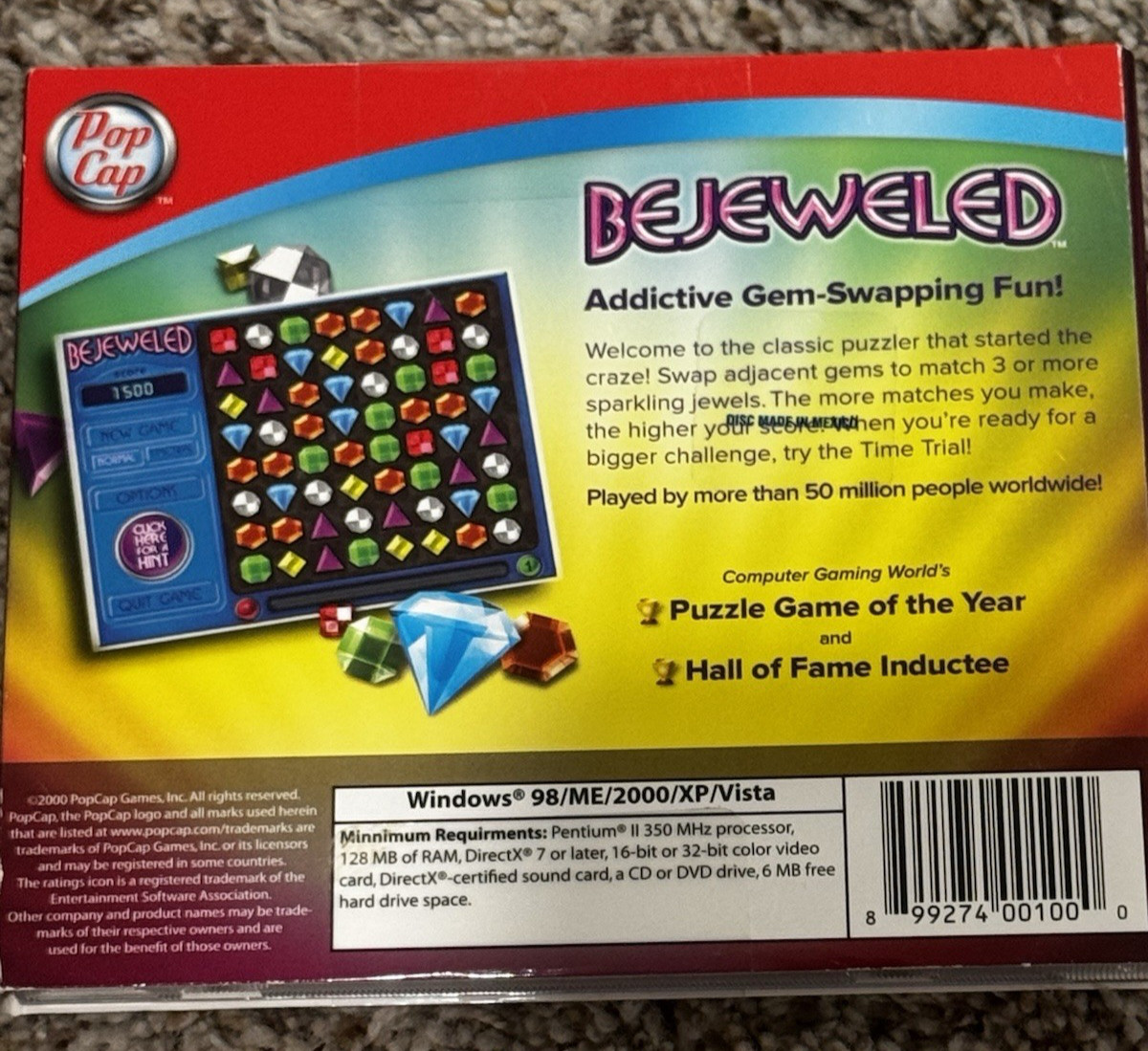 VTG Bejeweled PC Game