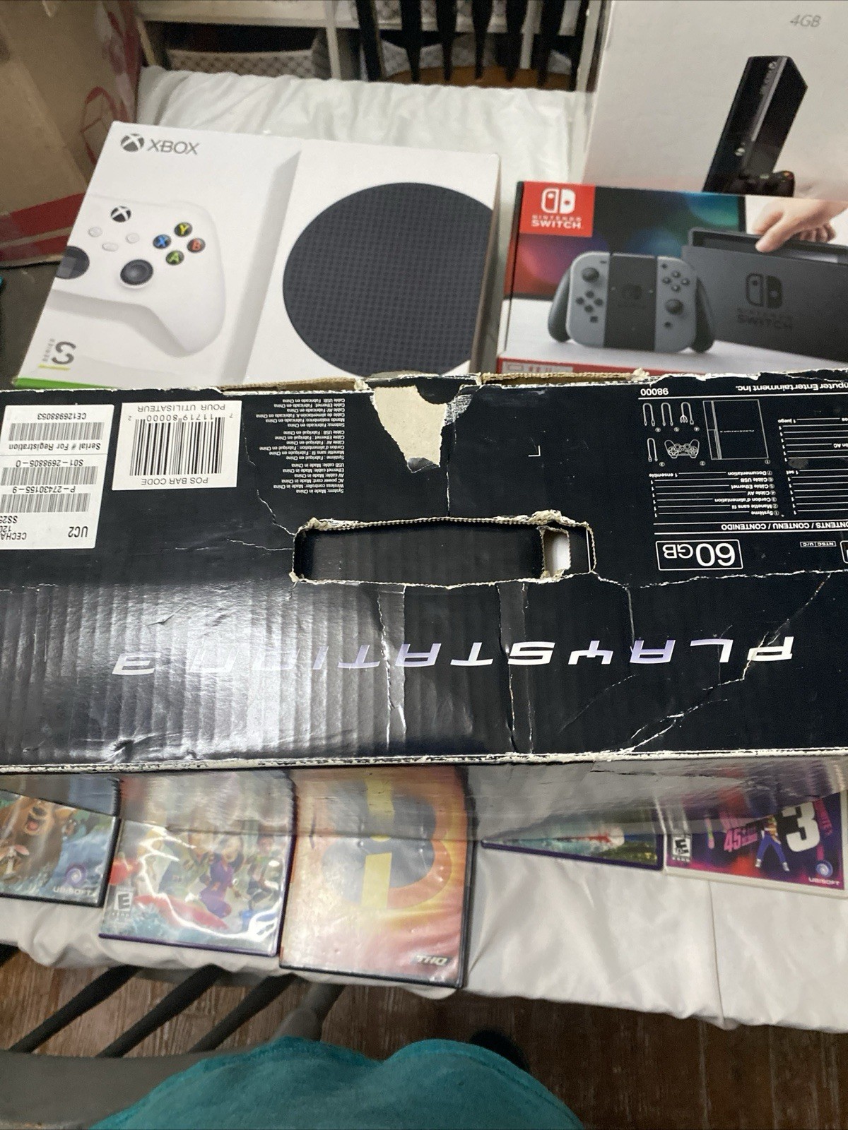 Console Box Video Game Box And Manual Lot Only No Games Or Systems