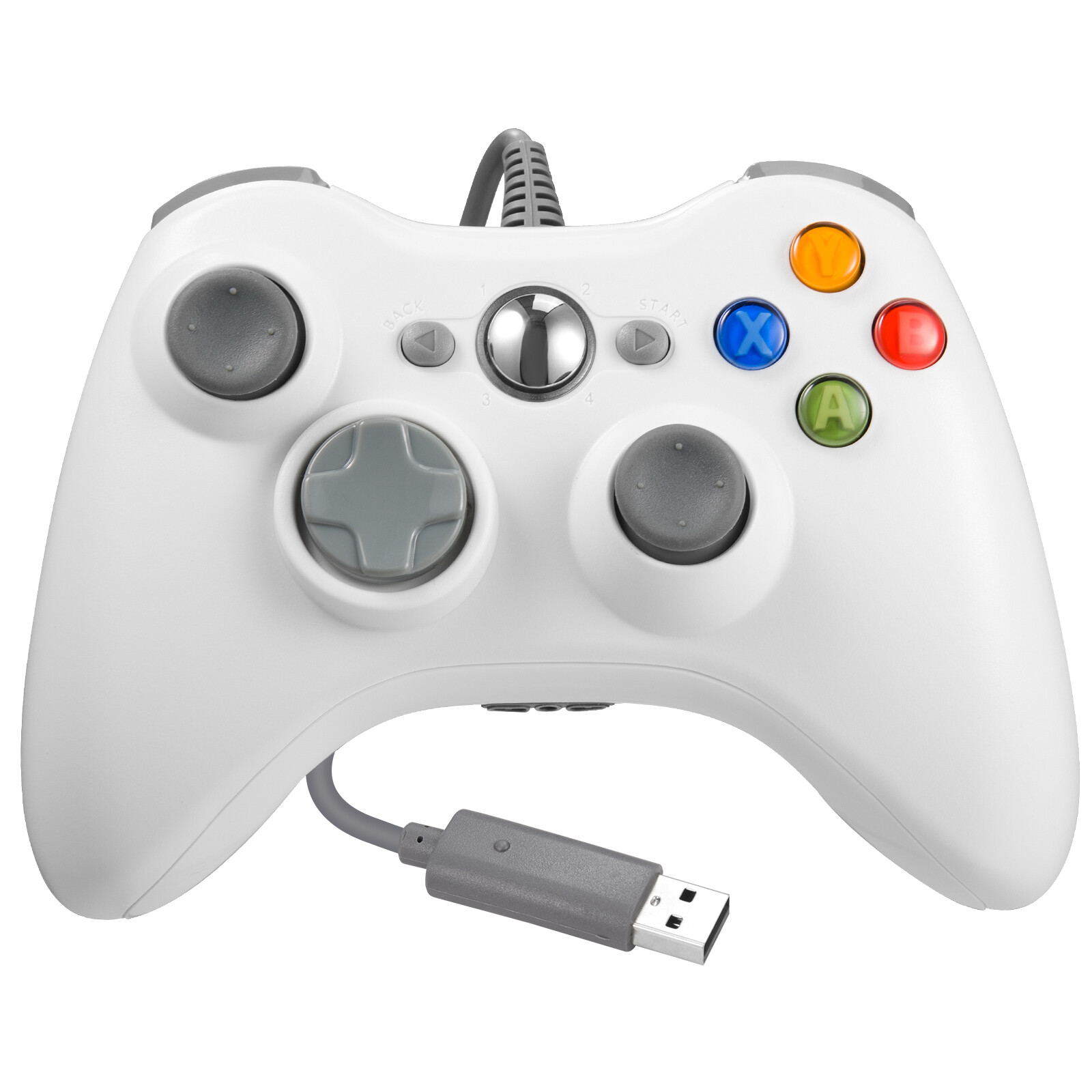 Wired USB Controllers For Microsoft Xbox 360/ Xbox 360 Slim/ Windows 7 8 10 PC