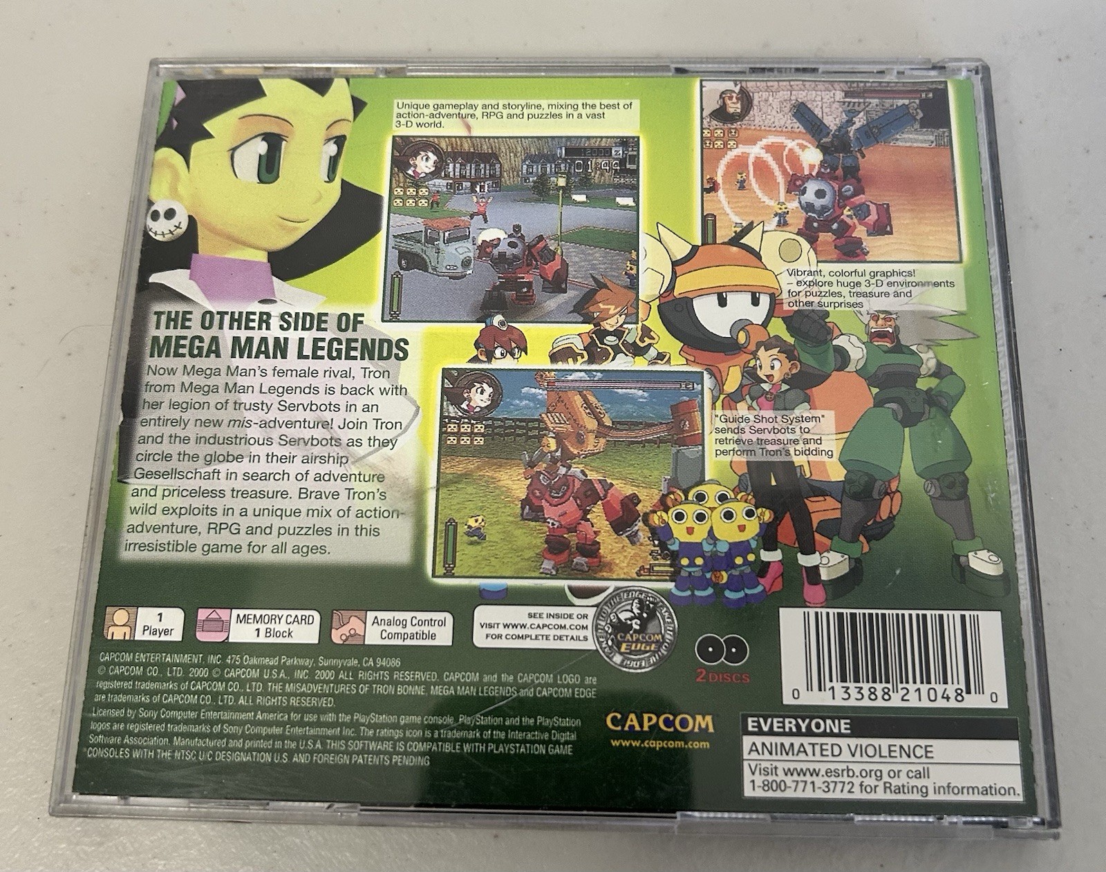 Misadventures of Tron Bonne PS1 Former Rental CIB No Demo No Reg Card Capcom