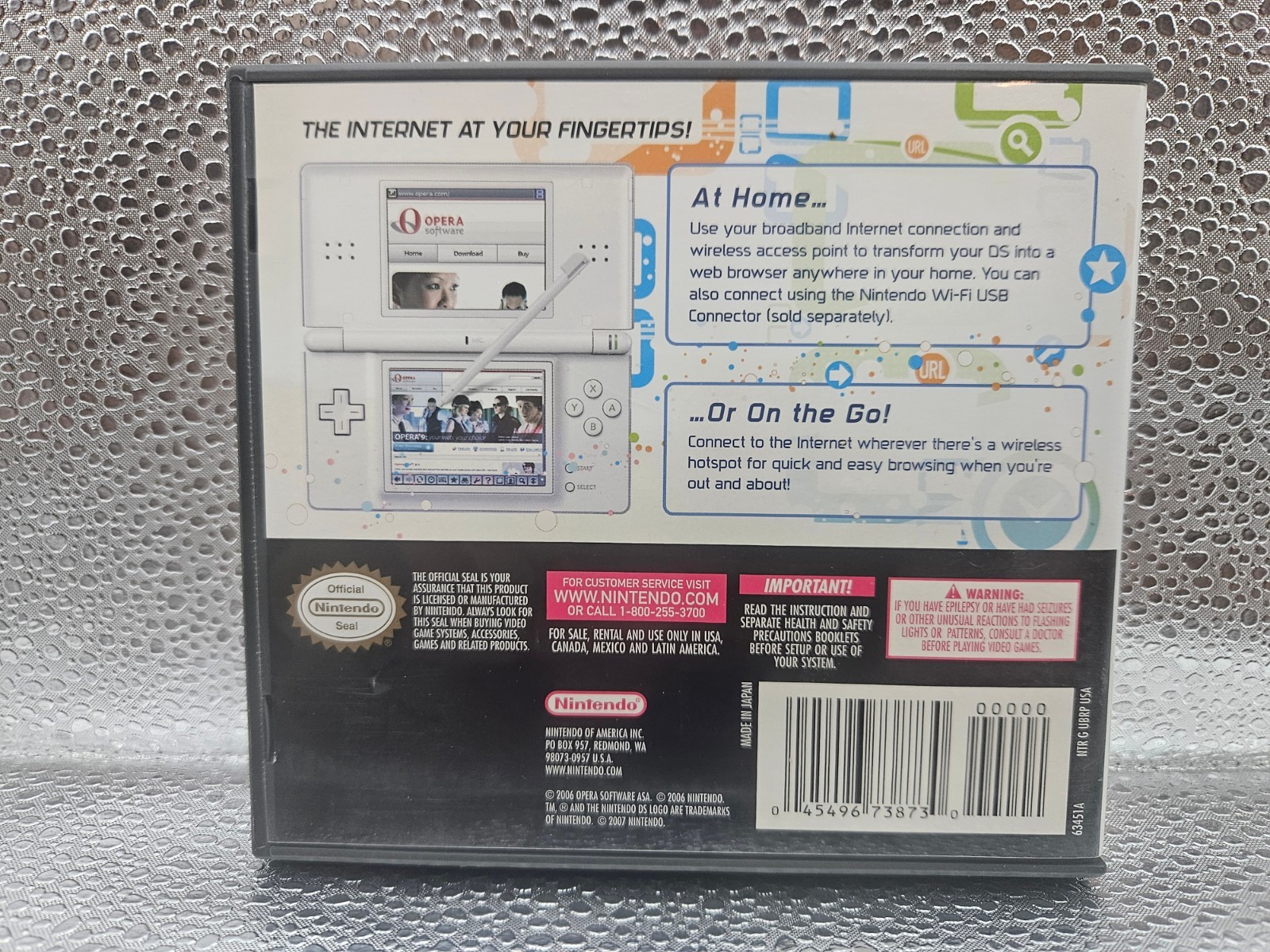 Nintendo DS Browser (Nintendo DS, 2007) – Authentic – Complete