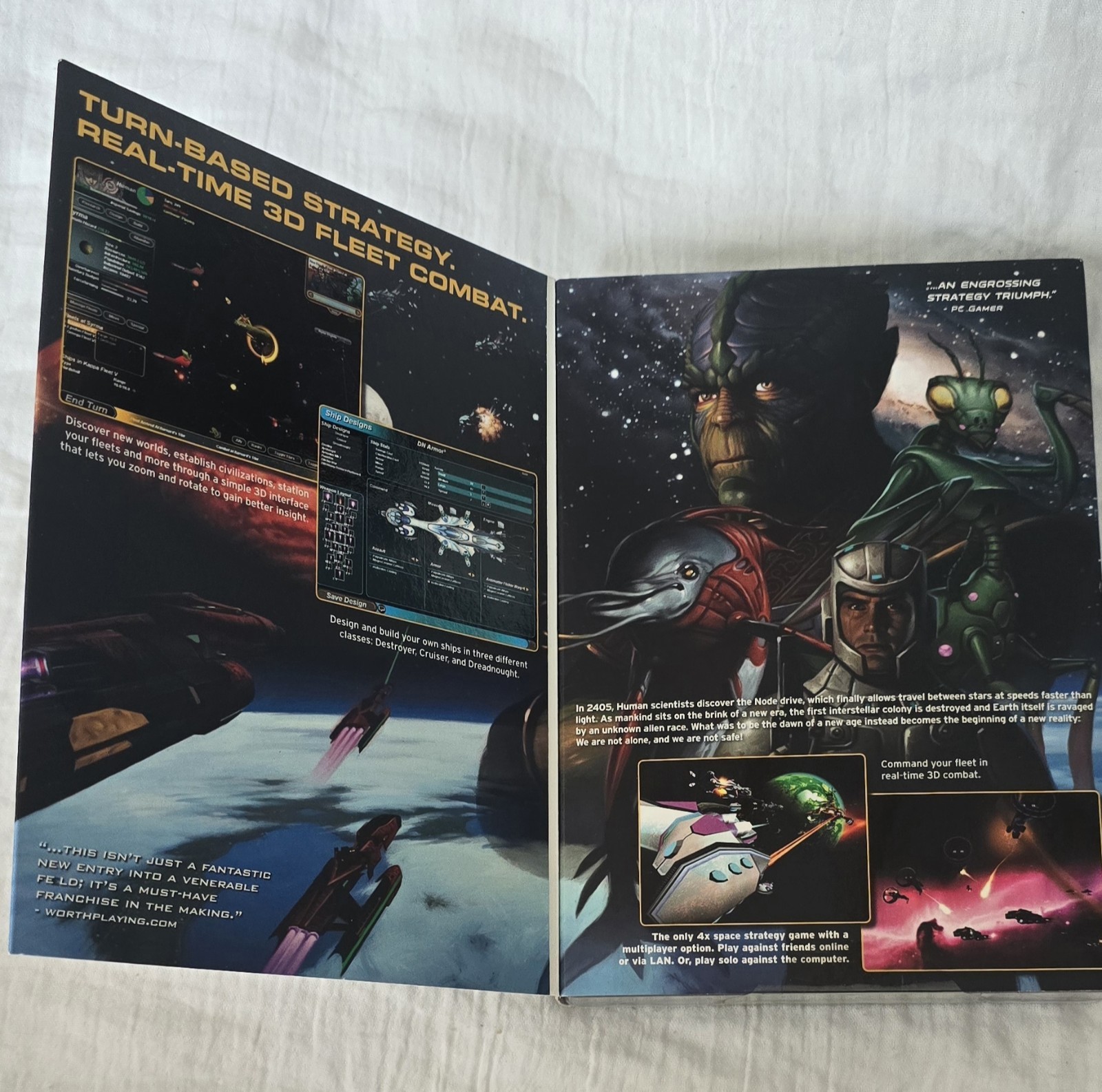 Sword of the Stars PC CD ROM 2006 w/ Manual, Product Key Included New Sealed