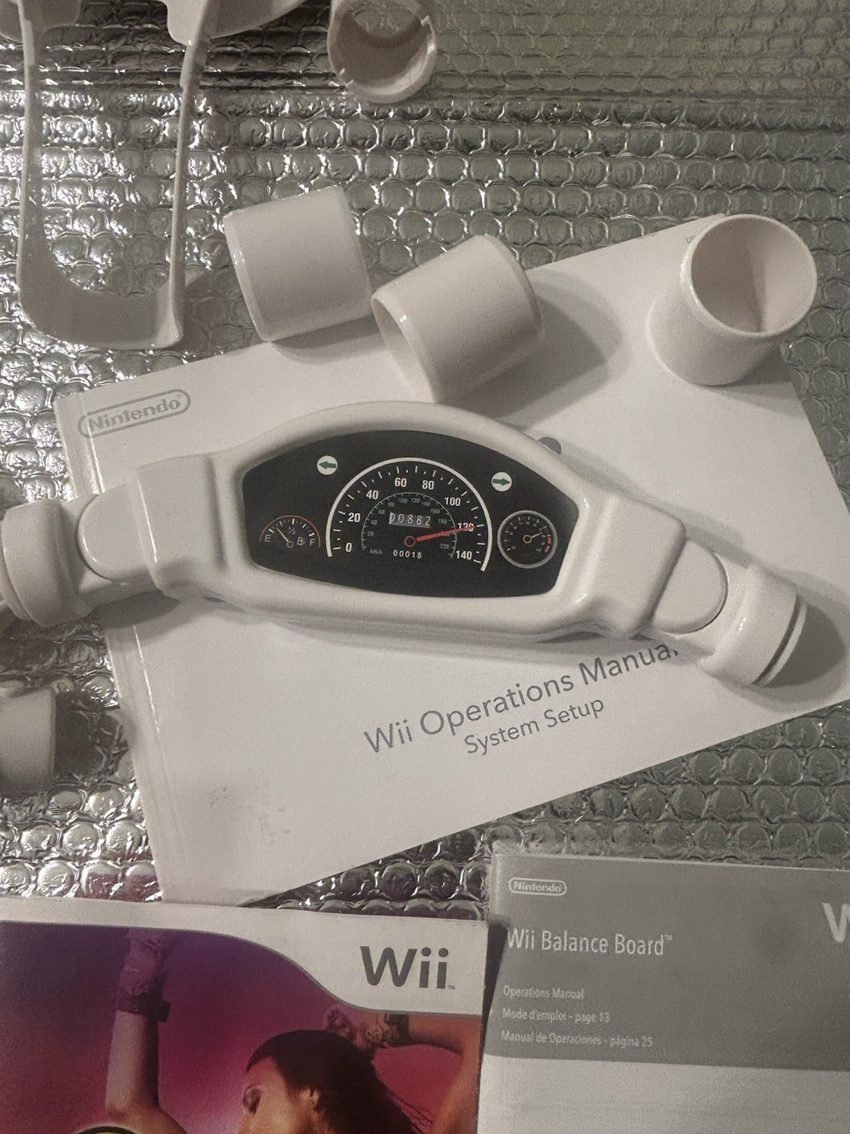 Nintendo Wii Sports Accessories Pack Bat Tennis Racket Golf Club Zumba + More