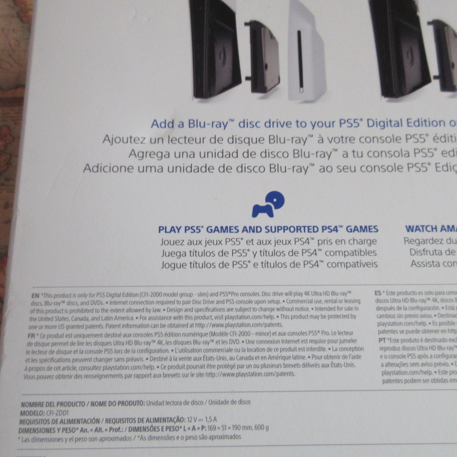 Disc Drive for Sony Playstation 5 PS5 Digital Edition Consoles Brand New Sealed