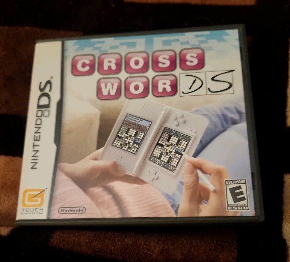 Crosswords – Nintendo DS Complete in Original Case and Manual Book Excellent