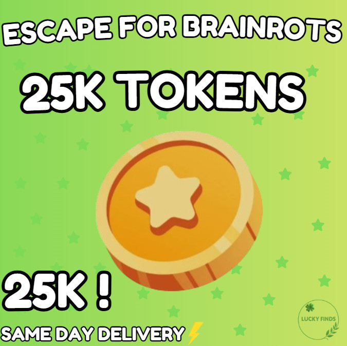 💸🔥25K Tokens🔥💸 – ESCAPE TSUNAMI FOR BRAINROTS CHEAP!⚡💸