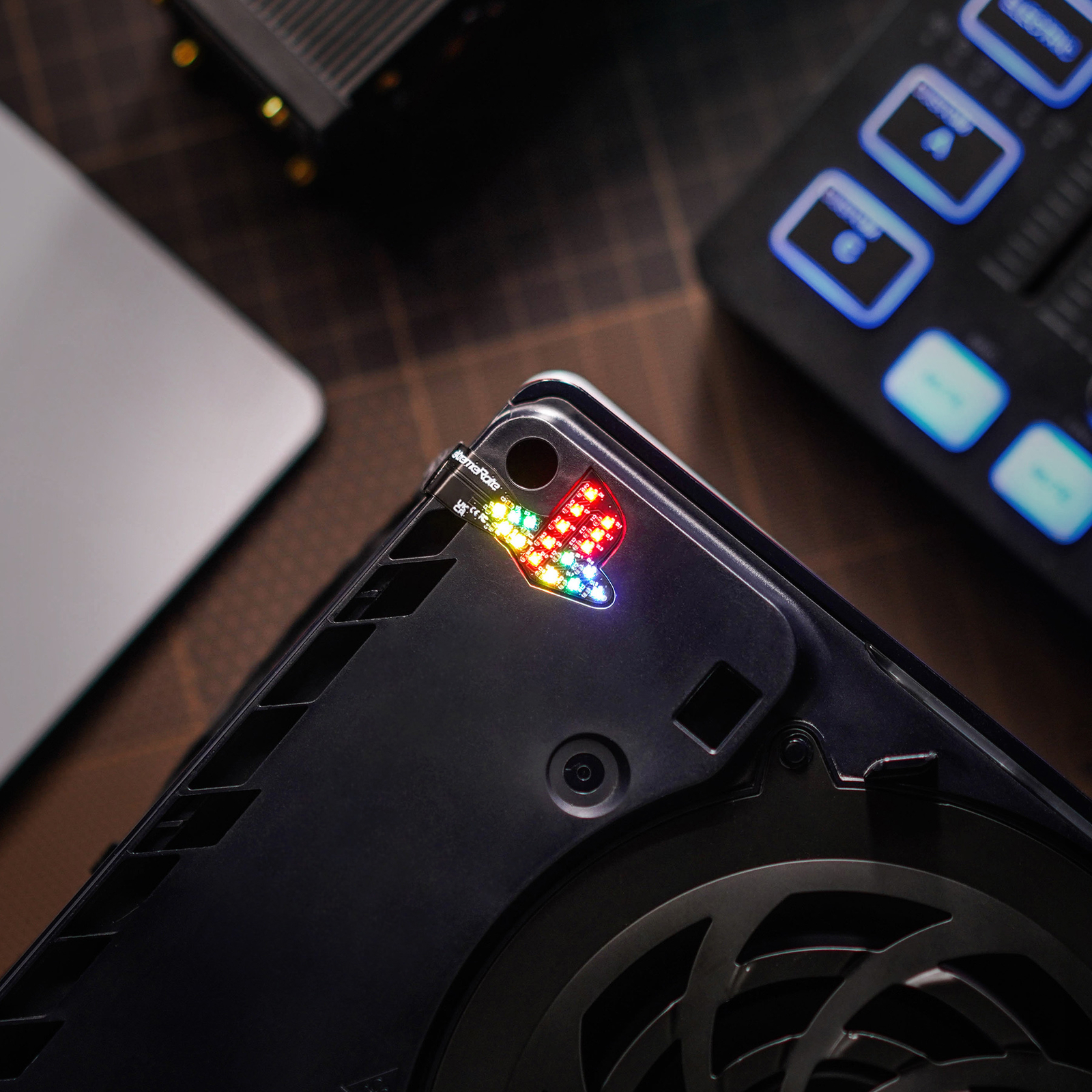 eXtremeRate 7 Colors 40 Effects RGB Rainbow LED Kit for PS5 Slim/Pro Console