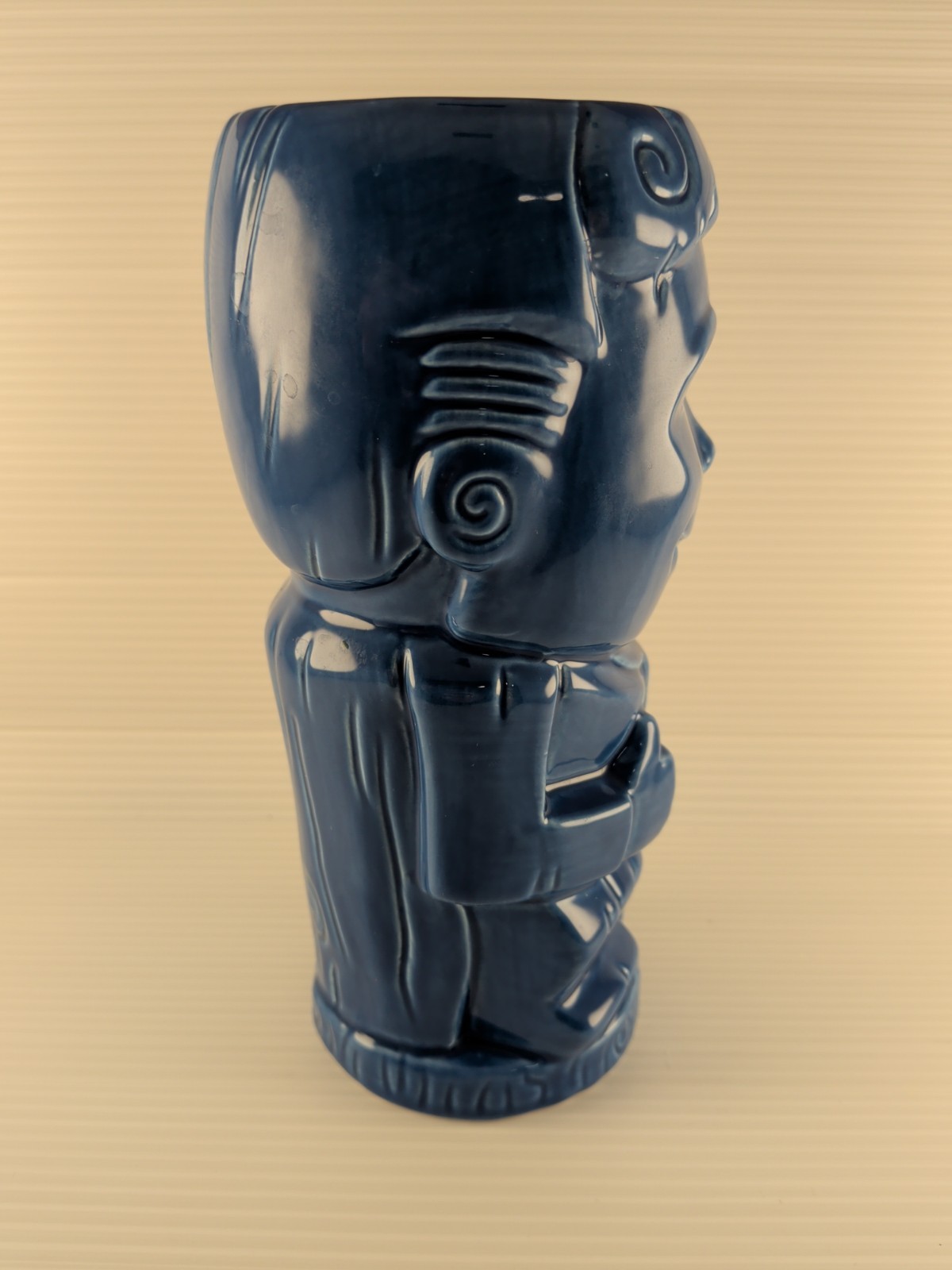 Geeki Tikis Fallout Vault Boy Tiki Mug 16oz Blue Ceramic Thinkgeek Bethesda