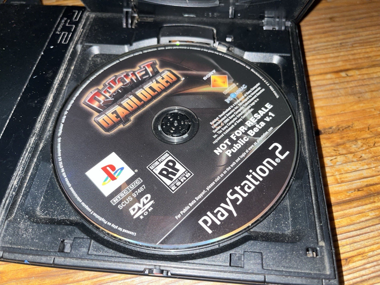 RARE Ratchet Deadlocked Public Beta V1 (Sony Playstation 2 PS2, 2005) RARE WORKS