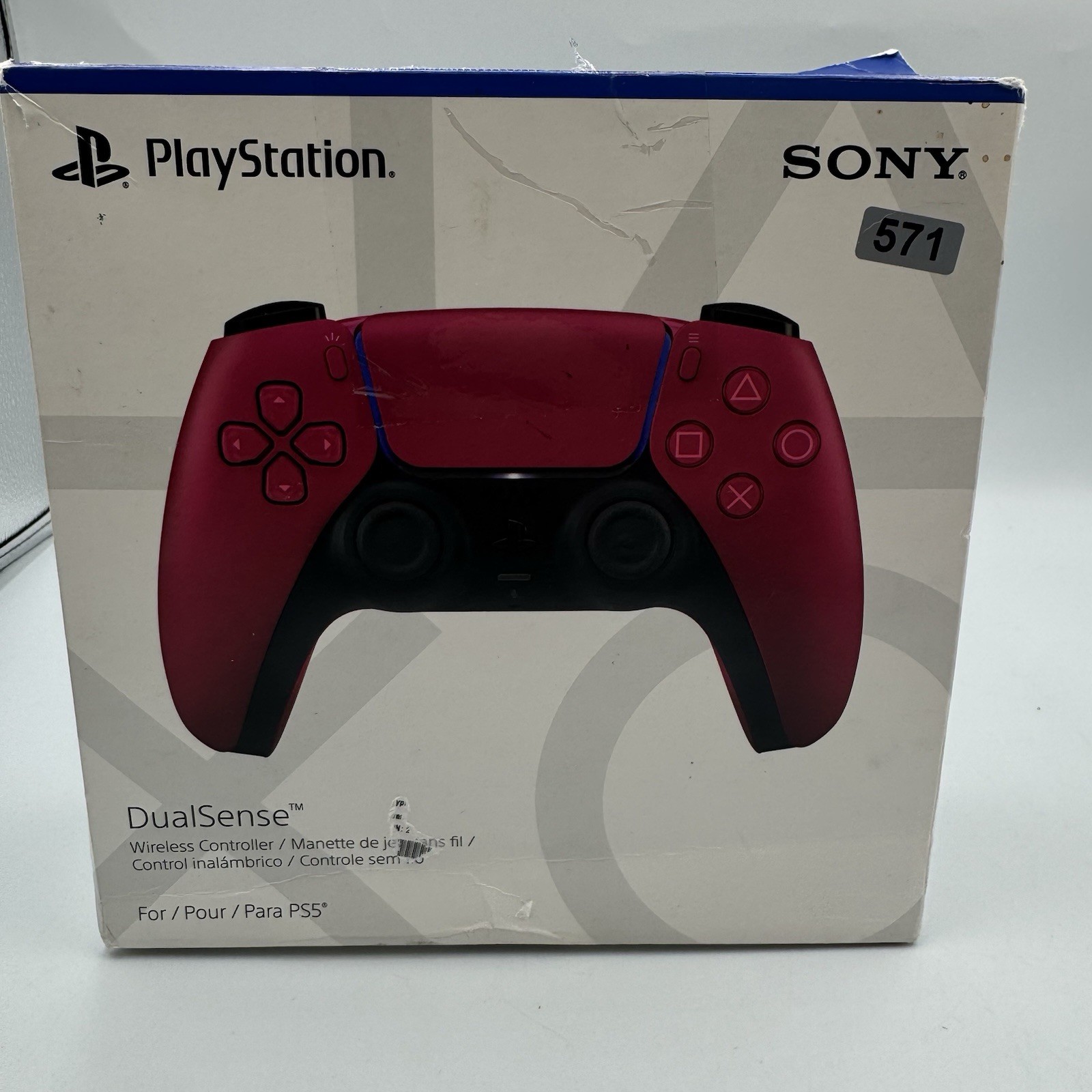 Sony PS5 DualSense Wireless Controller Cosmic Red CFI-ZCT1W OEM Tested w/ Box