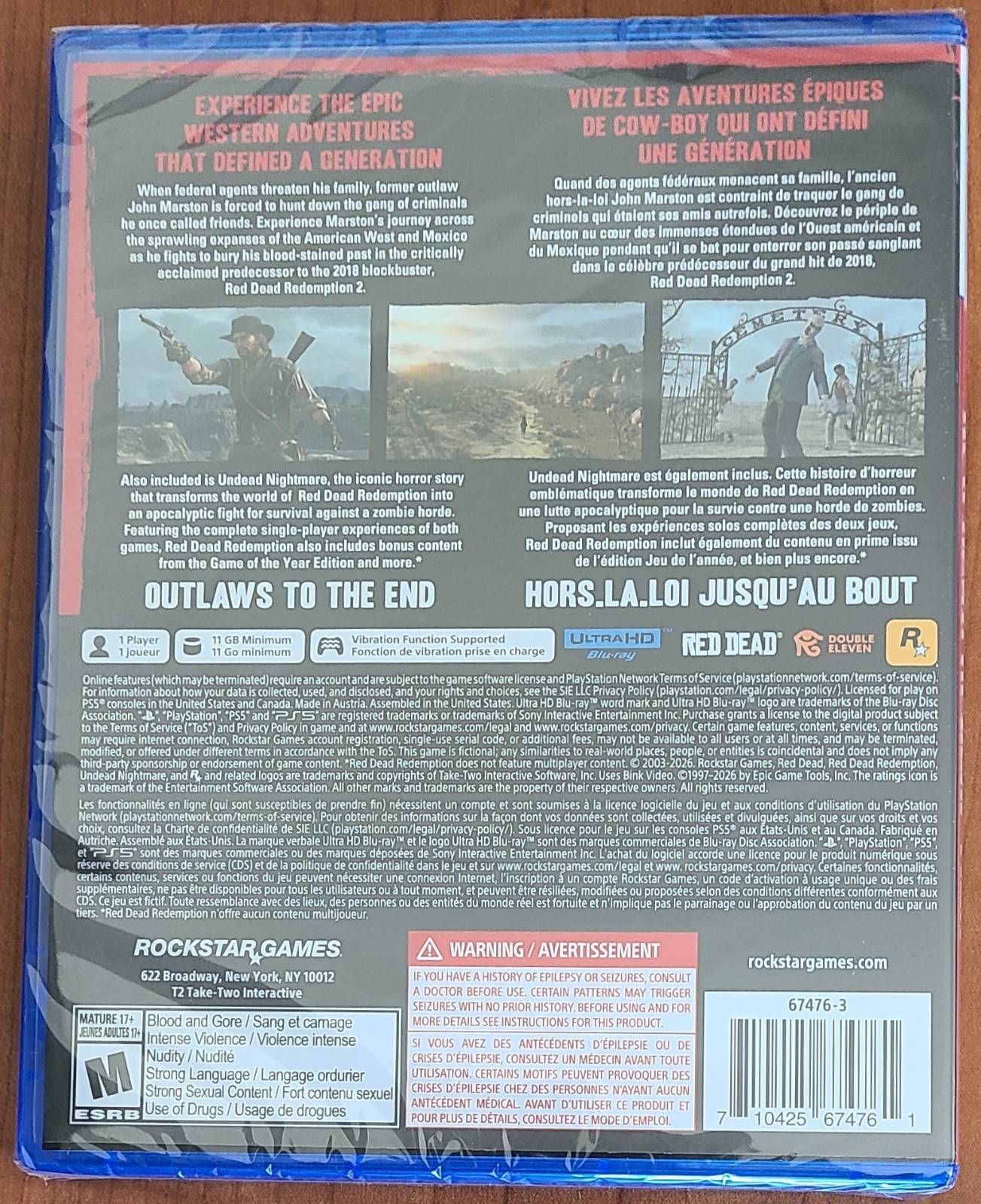 Red Dead Redemption – PlayStation 5 (PS5 – NEW)