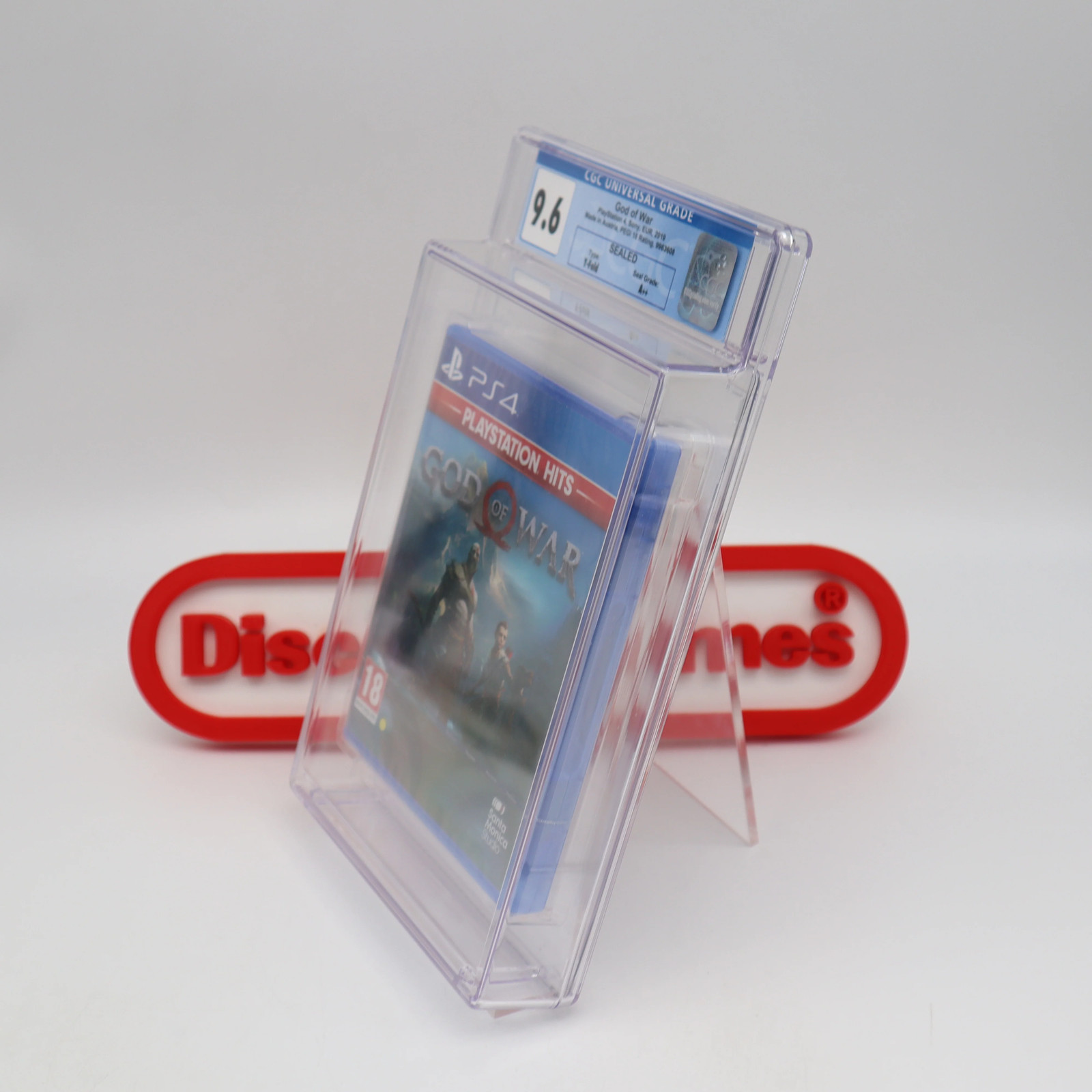 GOD OF WAR (AUSTRIA VARIANT) CGC GRADED 9.6 A++! NEW Sealed! (PS4 PlayStation 4)