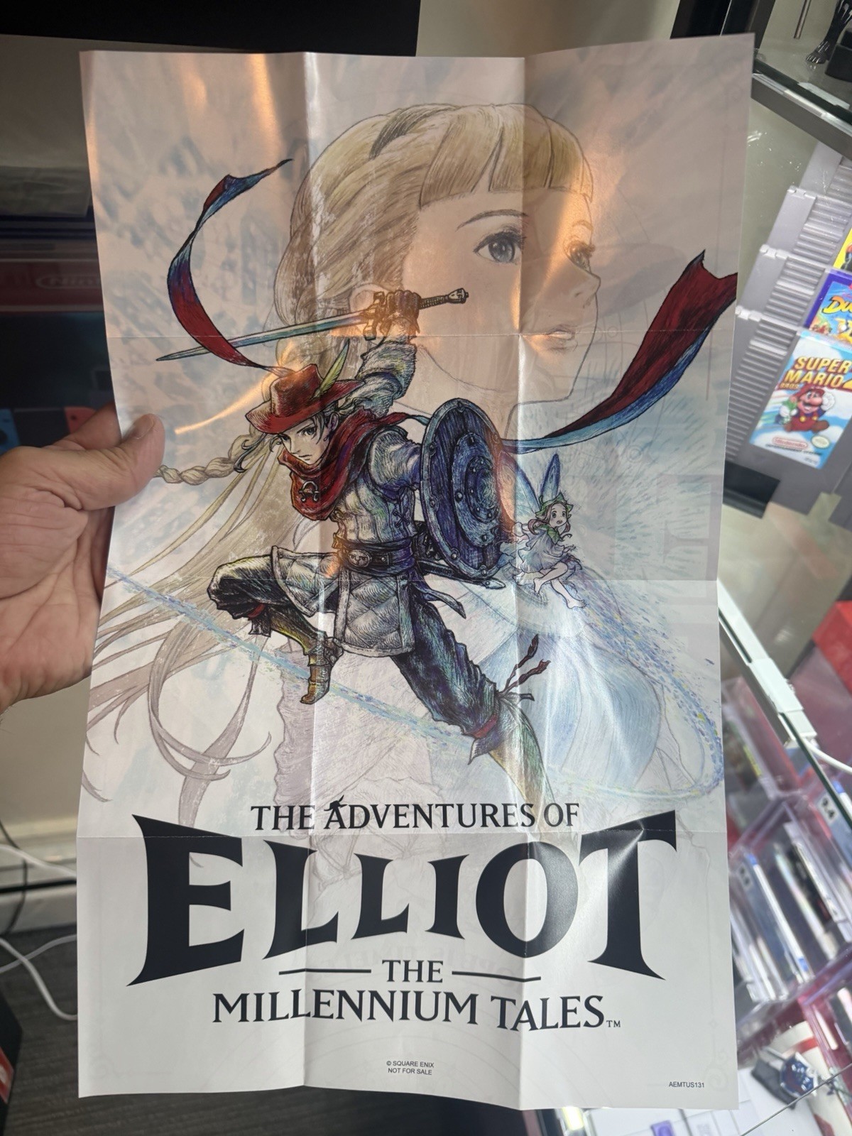 The Adventures of Elliot: The Millennium Tales CASE an POSTER ONLY (NO GAME)