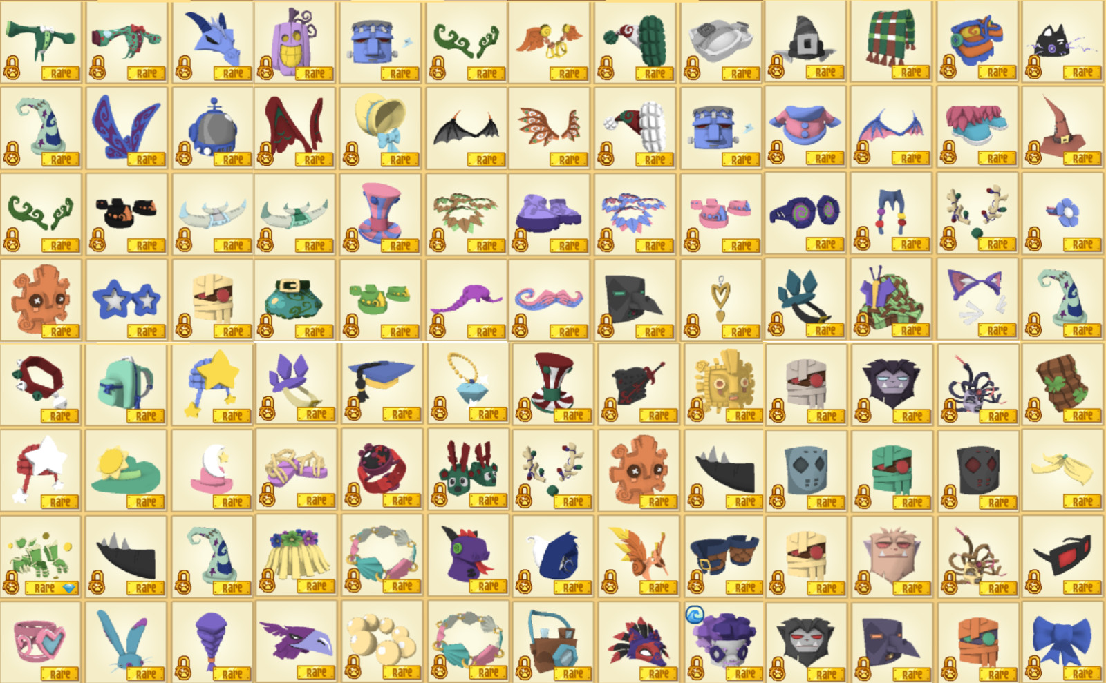 Animal Jam Classic AJC 100 RIMS Rare Item Monday Bundle (READ DESCRIPTION)
