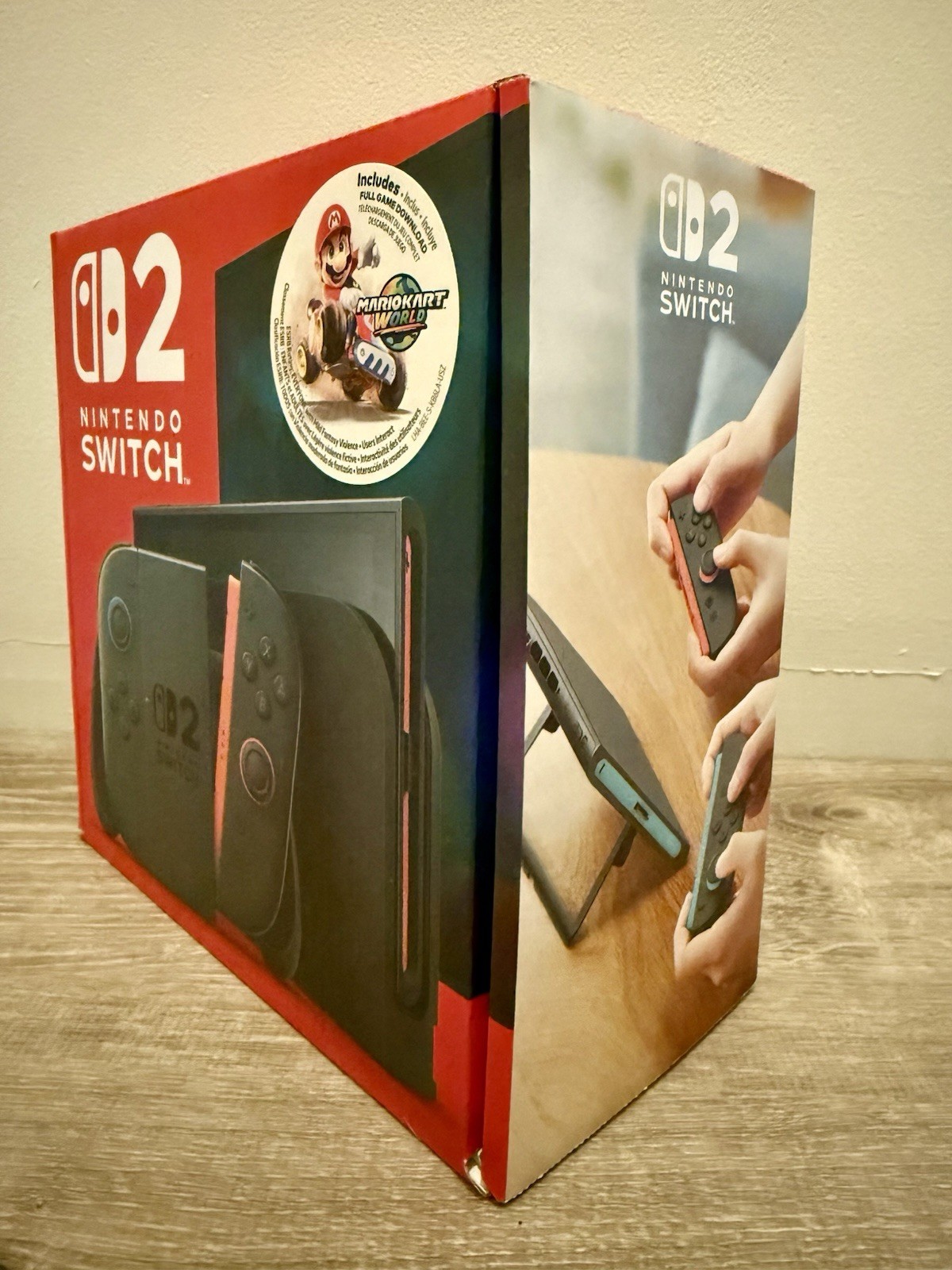 Brand New Nintendo Switch 2 + Mario Kart World Tour Bundle – Sealed