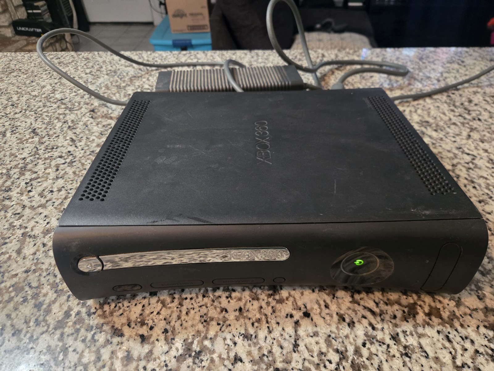 Microsoft Xbox 360 Elite 120GB Console – Black With Cords Tested Working