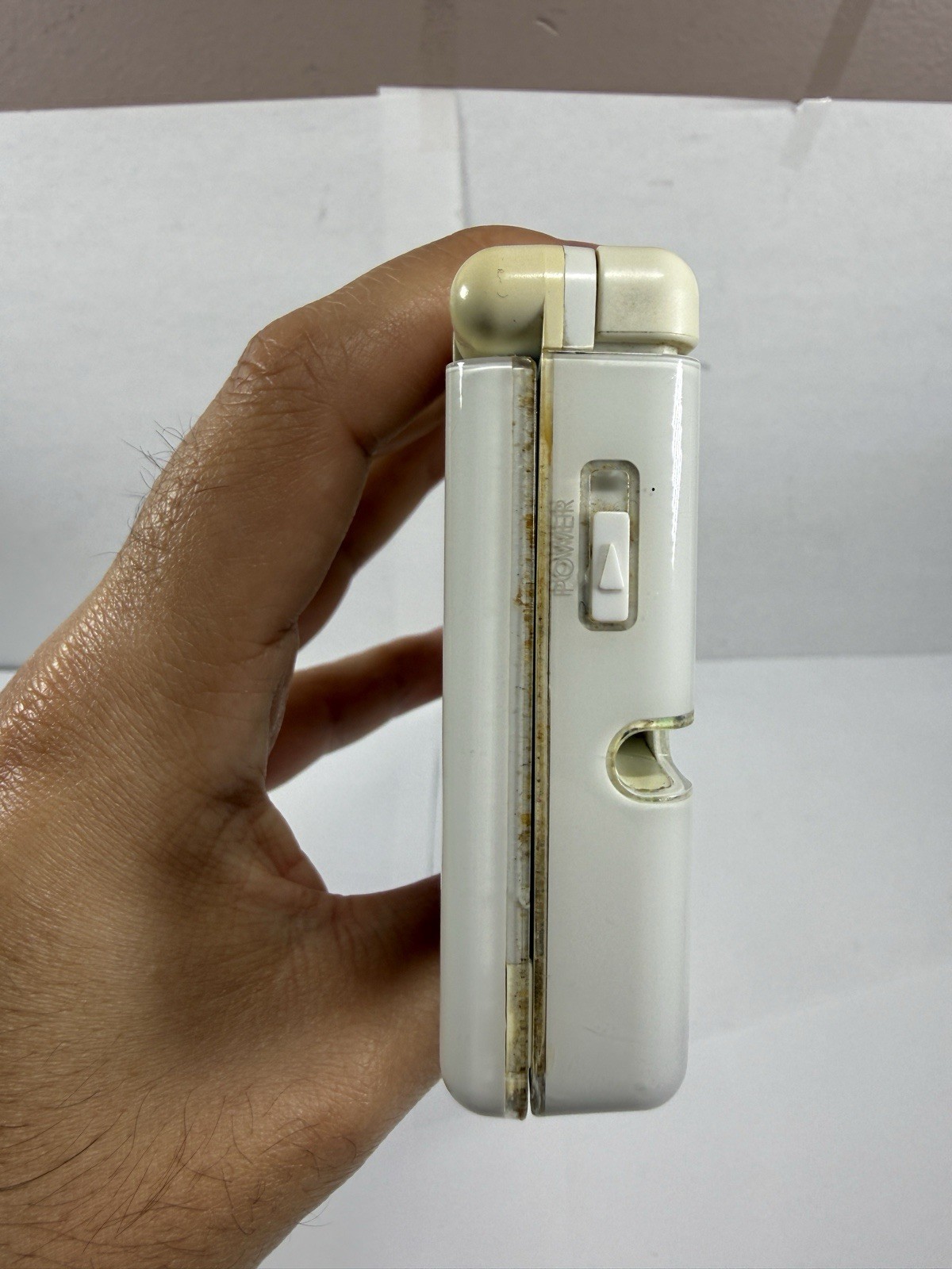 Nintendo DS Lite White Handheld System Only TESTED! *Rough Shape*