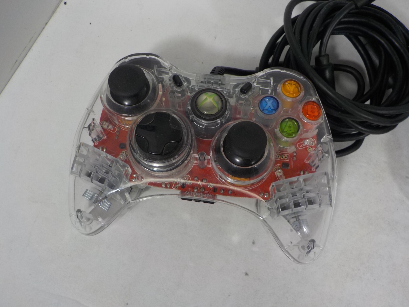 N A129 Afterglow Third Party Controller Lot of 3 (2 PS2 &1 Xbox 360)