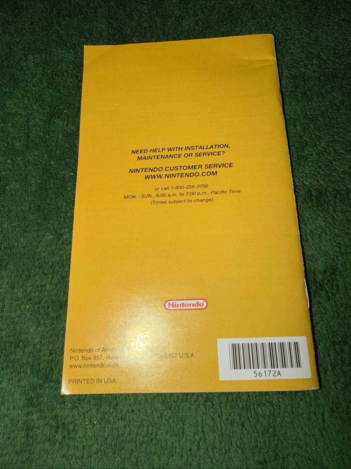 Replacement Manual for Mario Party 6 Nintendo GameCube